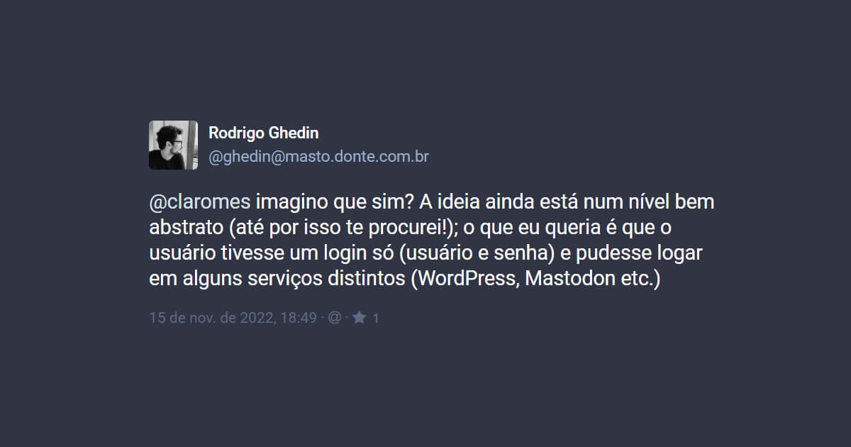 [PoC] Single Sign-On para o Manual do Usuário